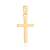 Złoty Krzyżyk Wisiorek Gładki Średni - Złoto 585 - Prezent na Chrzest.jpg