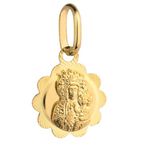 Złoty Medalik Matka Boska Częstochowska (koło) - Złoto 585.jpg