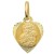 Złoty Medalik Matka Boska Częstochowska w Sercu Diamentowanym - Złoto 585 - Prezent na Komunię.jpg