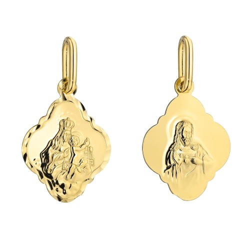 Medalik złoty szkaplerz pr. 585 zawieszka