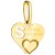 Złote Serce Zawieszka z Literką i Możliwością Grawerowania - Literka S.jpg