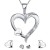 Srebrny Komplet Serca - Srebro 925 - Urocze Serduszka Prezent Na Walentyni Urodziny.jpg
