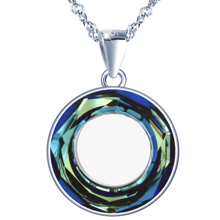 Elegancki Naszyjnik ze Srebra 925 z Błyszczącym Kryształem - Idealny na Każdą Okazję