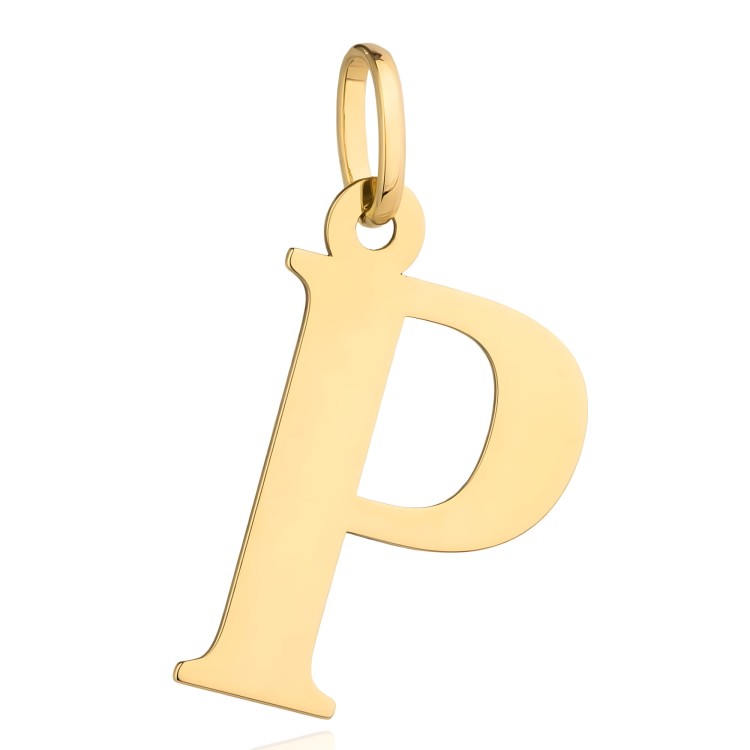 Złota Zawieszka Litera P - Złoto 585.jpg
