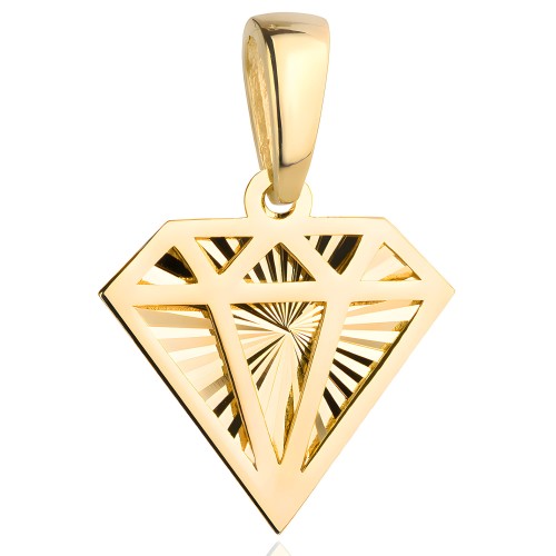 Złota Zawieszka Diament -Złoto 585.jpg