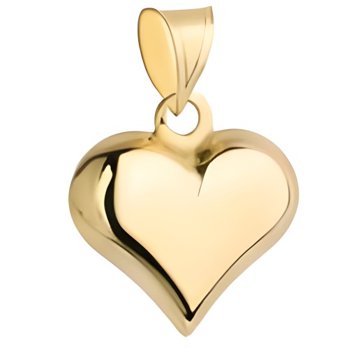 Złota Zawieszka Wypukłe Serce - Złoto 585.jpg