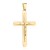 Złoty Krzyż z Wizerunkiem Jezusa Wypukły - Złoto 585 - Prezent na Komunię.jpg