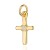 Złoty Krzyżyk Wisiorek z Centralną Cyrkonią - Złoto 585 - Prezent na Bierzmowanie.jpg