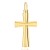 Złoty Krzyżyk Wisiorek Zdobiony Diamentowaniem - Złoto 585 - Prezent na Komunię.jpg
