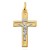 Złoty Krzyżyk Wisiorek z Ukrzyżowanym Jezusem w Białym Złocie - Złoto 585 - Prezent na Komunię.jpg