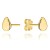 Złote Kolczyki pr. 585 Łezki na Sztyfcie - Złoto 585.jpg