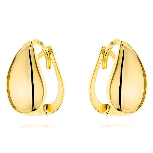 Złote Kolczyki pr. 585 Łezki na Angielskim Zapięciu - Złoto 585.jpg