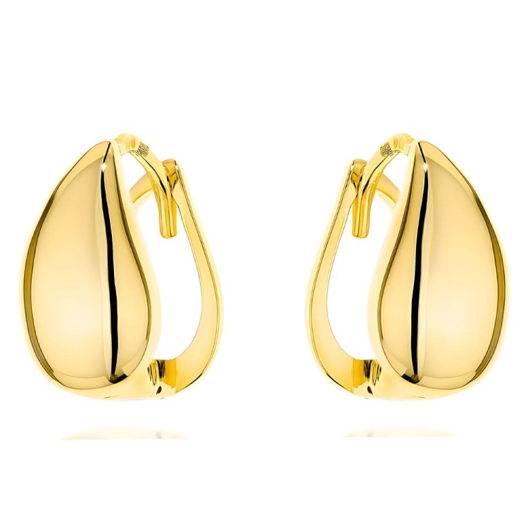 Złote Kolczyki pr. 585 Łezki na Angielskim Zapięciu - Złoto 585.jpg