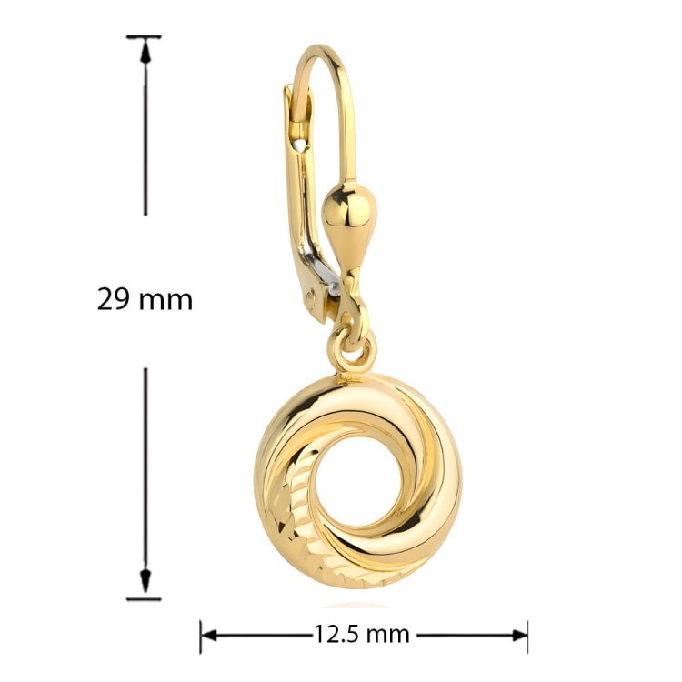 zlote kolczykikolka z delikatnym diamentowaniem.jpg