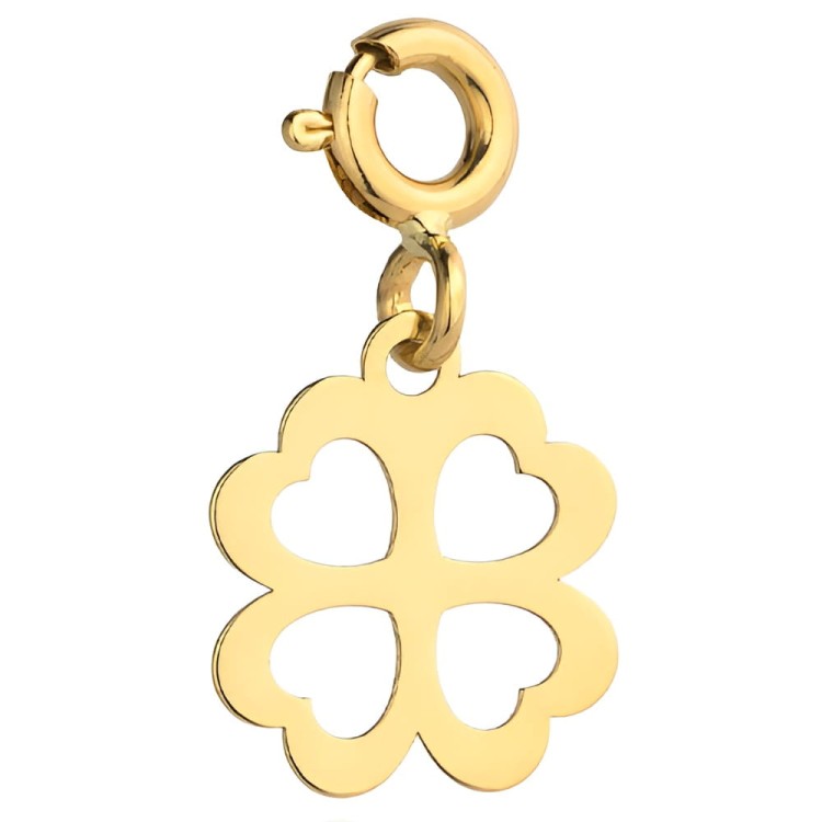 Złota pr. 585 Damska Zawieszka / Charms pr. 585 Koniczynka - Prezent dla Kobiety- Złoto 585.jpg