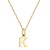 Złoty Naszyjnik Literka K - Zawieszka i Łańcuszek Ankier - Złoto 585.jpg