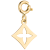 Złota pr.585 Zawieszka/Charms Kontur Kwiatka w Kwadracie - Złoto 585.png