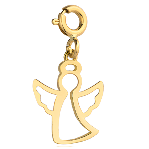 Złota pr.585 Zawieszka/Charms Kontur Aniołek - Złoto 585.jpg
