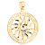Złota pr.585 Zawieszka Okrągłe Słońce i Wzór Grecki - Złoto 585.png