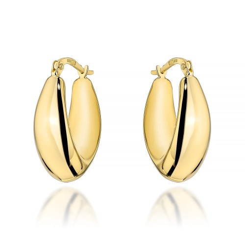 Złote Kolczyki Łezki Krople - Złoto 585.jpg