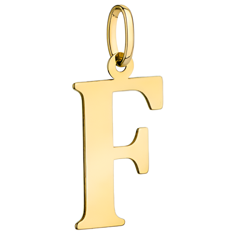 Złota pr.585 Zawieszka Duża Literka F - Złoto 585.png