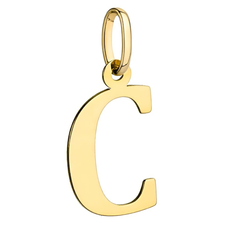 Złota pr.585 Zawieszka Duża Literka C - Złoto 585.jpg