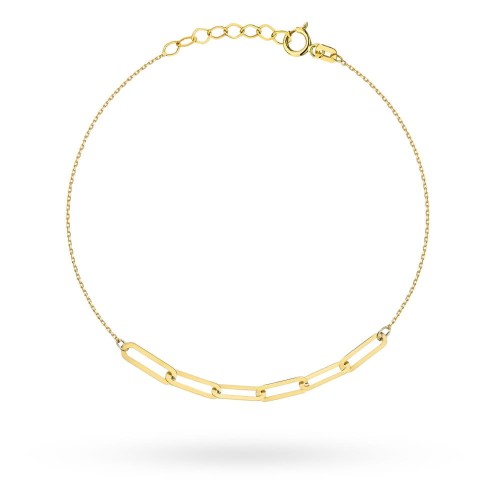 Bransoletka złota sześć splecionych ogniw pr.585