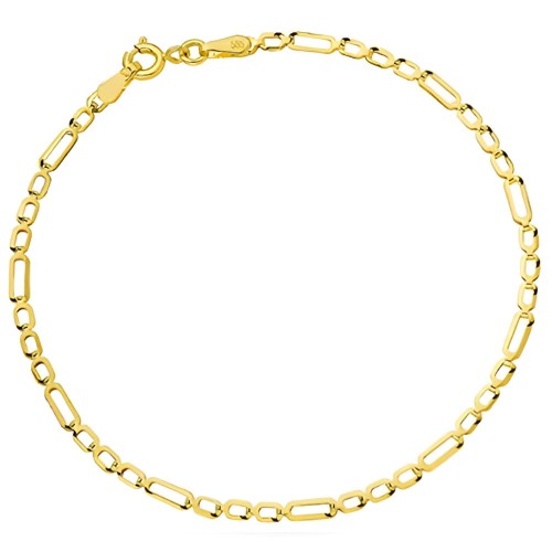 Złota pr.585 Bransoletka w Stylu Figaro - Zloto 585.jpg