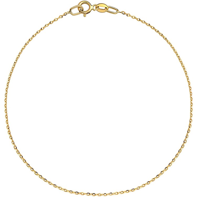 Złota pr.585 Bransoletka Diamentowany Splot Rolo - Złoto 585.jpg