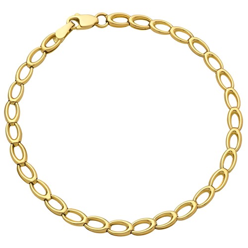 Złota pr.585 Bransoletka Owale - Złoto 585.jpg