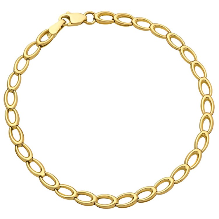 Złota pr.585 Bransoletka Owale - Złoto 585.jpg