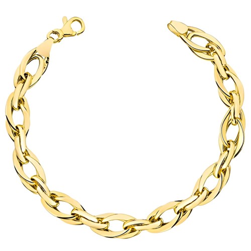 Złota pr.585 Bransoletka z Kolekcji "GRANDE" Wydłużone Ogniwa - Złoto 585.jpg