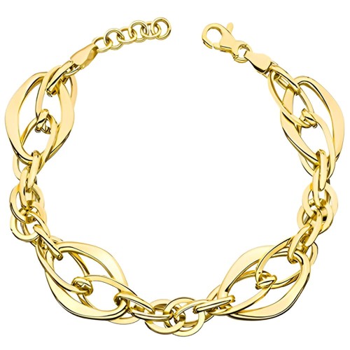 Złota pr.585 Bransoletka z Kolekcji "GRANDE" Duże Ogniwa - Złoto 585.jpg