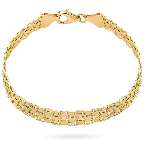 Złota pr.585 Bransoletka z Kolekcji "PIATTO" z Blaszkami - Złoto 585.jpg