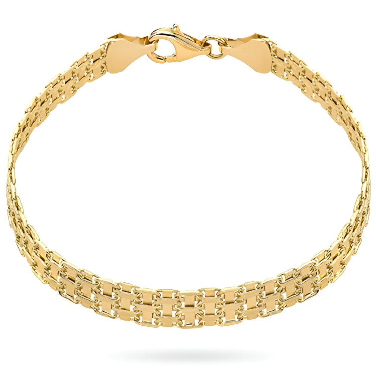 Złota pr.585 Bransoletka z Kolekcji "PIATTO" Szeroka - Złoto 585.jpg