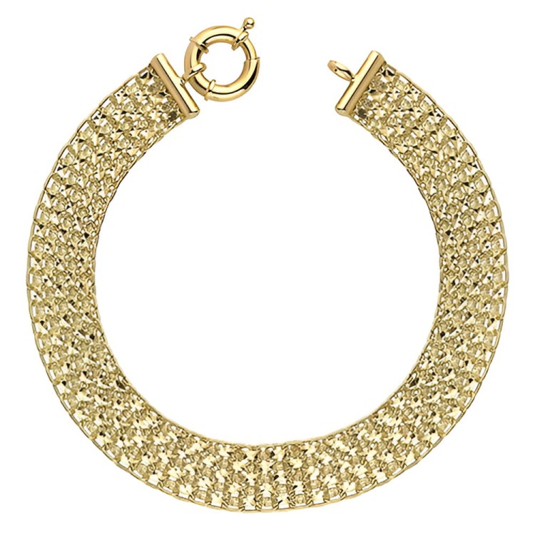 Złota pr.585 Bransoletka z Kolekcji "PIATTO" z Kółeczkiem - Złoto 585.jpg