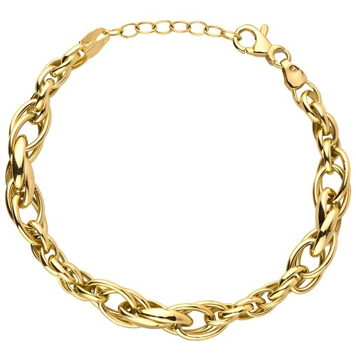 Złota pr.585 Bransoletka z Kolekcji "GRANDE" Splecione Ogniwa - Złoto 585.jpg