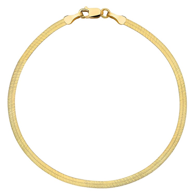 Złota pr.585 Bransoletka Splot Taśma Wąska - Złoto 585.jpg