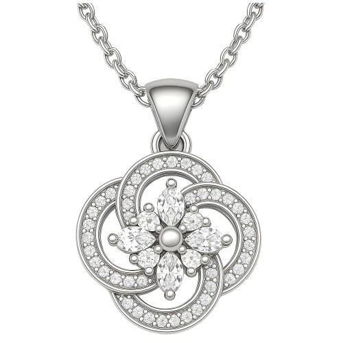 Srebrny Naszyjnik Damski z Cyrkoniami – Biżuteria Ślubna i Wieczorowa - Srebro 925.jpg