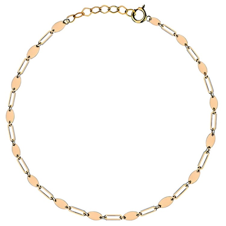 Złota pr.585 Bransoletka Ogniwa i Owalne - Złoto 585.jpg