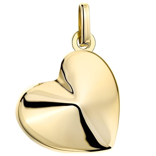 Złota pr.585 Zawieszka Dwustronne Serce 3D - Złoto 585.jpg