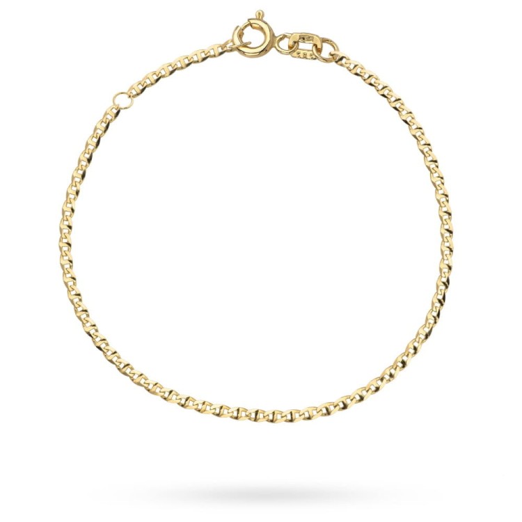 Bransoletka pr. 585 splot gucci na nogę