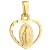 Złoty Medalik Cudowny w Diamentowanym Sercu - Złoto 585.jpg