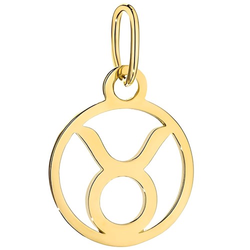 Złota Zawieszka Znak Zodiaku BYK - Złoto 585.jpg