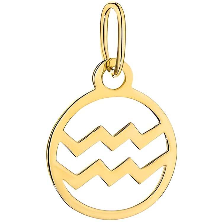 Złota Zawieszka Znak Zodiaku WODNIK - Złoto 585.jpg