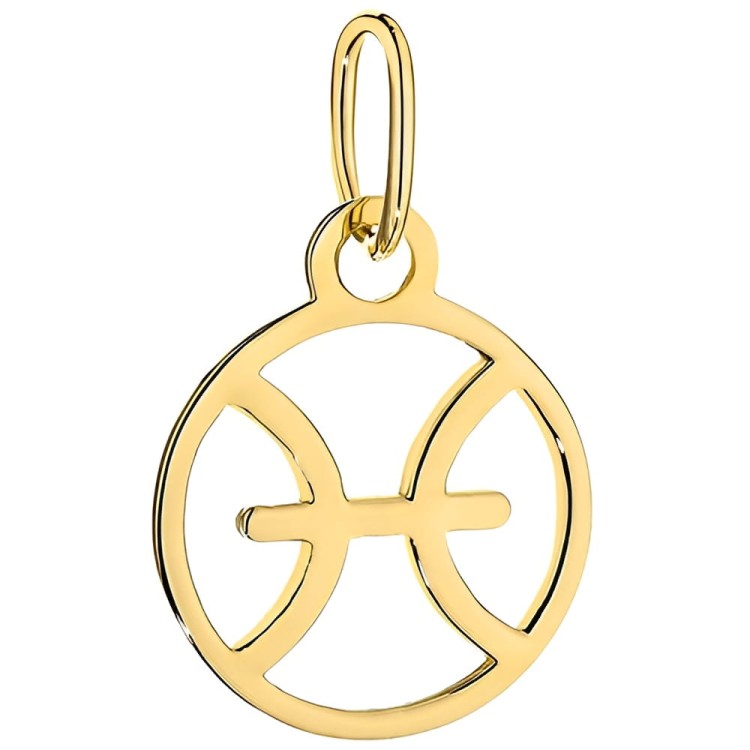 Złota Zawieszka Znak Zodiaku RYBY - Złoto 585 .jpg