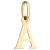 Złota Zawieszka Literka A 1,7 cm - Złoto 585 - Prezent na Święta .jpg