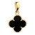Złota Zawieszka z Czarną Koniczynką Onyks 6mm - Złoto 585.jpg