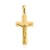Złoty krzyżyk z wizerunkiem Jezusa