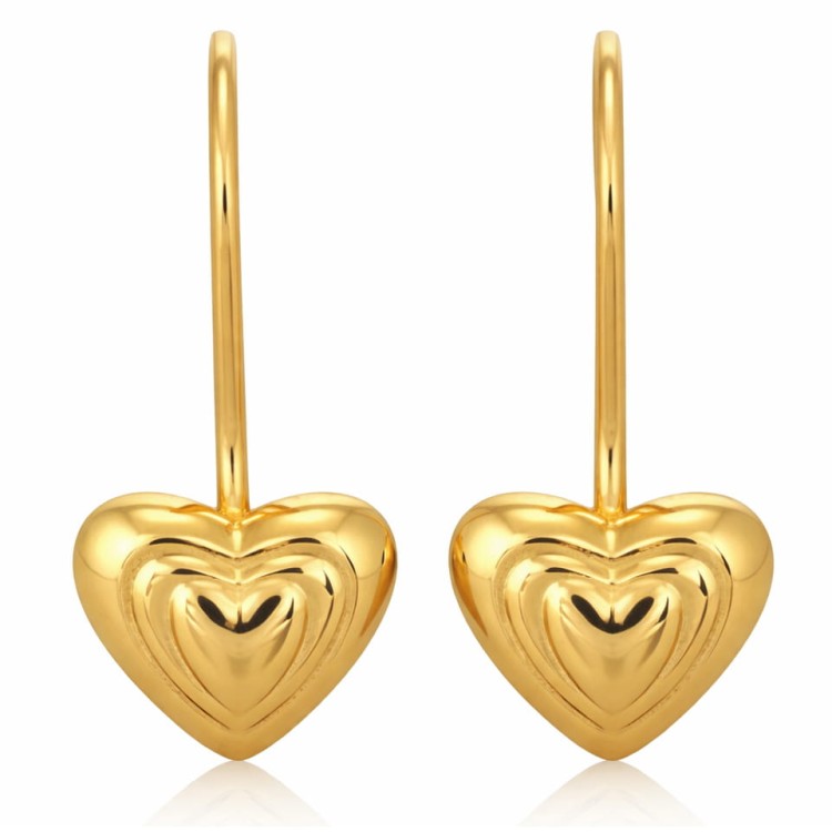 Kolczyki ze złota próby 585 | Klasyczne serca.jpg